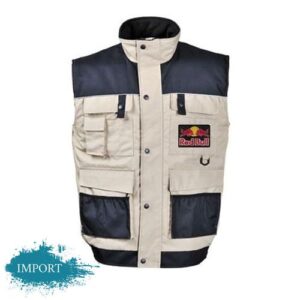Bodywarmer bi-colore multipoches