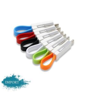 Câble porte clés magnétique 3 en 1