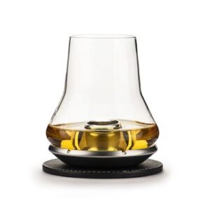Set de dégustation whisky : Verre + sous verre + socle rafraichissant