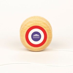 Yoyo en bois imprimé