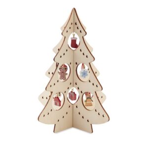 Décoration de sapin en bois SILUETA