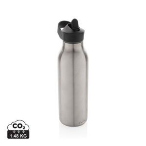 Bouteille d'eau 500ml fliptop en acier RCS Avira Ara