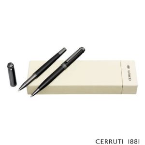 Parure Belgravia Black (stylo bille & stylo roller)