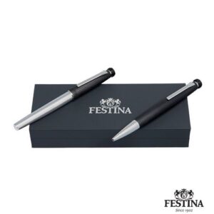 Parure Festina Chrome Black (stylo bille & stylo roller)