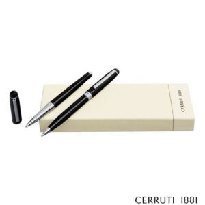 Parure Leap Classic Black (stylo bille & stylo roller)