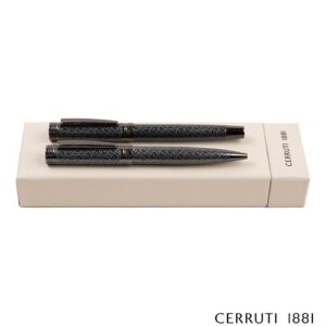 Parure Logomania Grey (stylo bille & stylo roller)