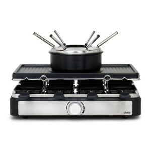 Raclette, fondue et crêpes 8 personnes