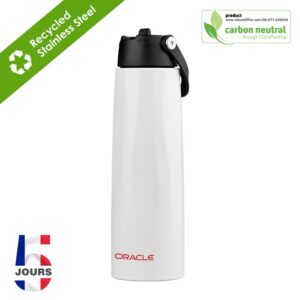 1L Calypso Sports Bottle White STOCK