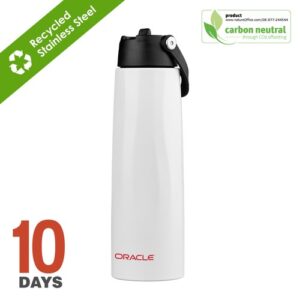 Bouteille de sport Calypso 1 L/33 oz Blanc