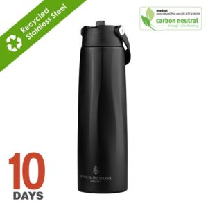 Bouteille de sport Calypso 1 L/33 oz Noir