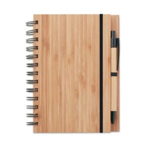 BAMBLOC Carnet et stylo en bambou
