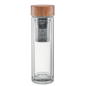 BATUMI GLASS Gourde double paroi verre 400ml
