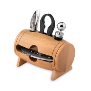 BOTA 4 accessoires à vin en tonneau