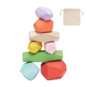 DOLMEN 8 Pieces en bois empilables
