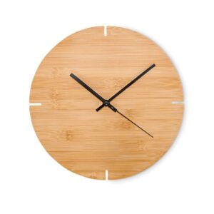 ESFERE Horloge murale en bambou