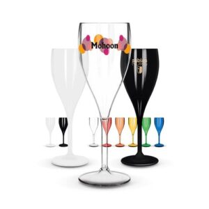 FLUTE A CHAMPAGNE EN PLASTIQUE REUTILISABLE TRITAN 16 cl RAS BORD