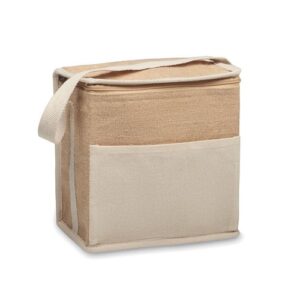LONA Sac isotherme toile et jute 3L