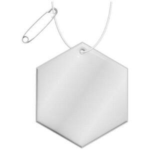 Attache hexagonale légère RFX™ H-12 en PVC réfléchissant