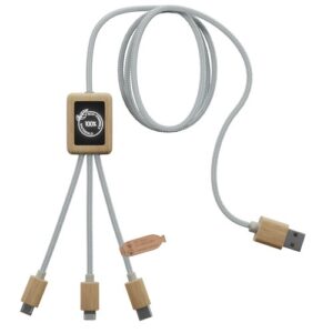 Câble lumineux 100% éco 4-en-1