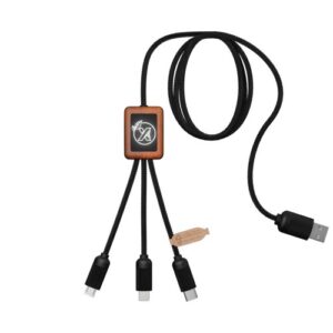 Câble lumineux bambou 4-en-1