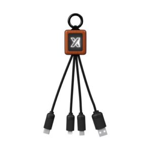 Câble lumineux easy-to-use en bois 4-en-1