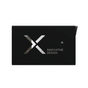 Porte-cartes logo miroir anti-RFID