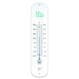 THERMOMETRE METAL LAQUE 30CM