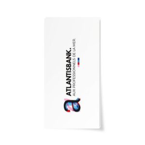 ETIQUETTES BRISTOL 50X25 mm IMPRIMEES QUADRI RECTO SEUL EN SAC DE 100