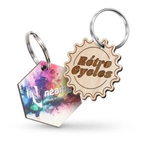 PORTE-CLÉS BOIS -45MM- MADE IN FRANCE