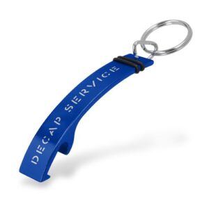 PORTE-CLÉS DÉCAPSULEUR ALUMINIUM 80mm