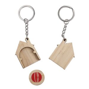 PORTE-CLÉS JETON MAISON BAMBOU AT210
