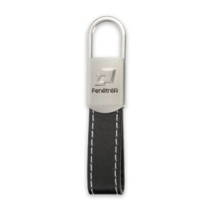 PORTE-CLÉS SIMILICUIR - FERMETURE A RESSORT KC081-3