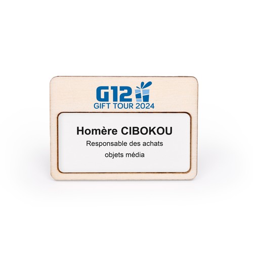 Badge Nom Personnalisé Gravé – Aimant Ou Épingle, Acier Inox Brossé – Idéal Infirmières, Médecins, Enseignants