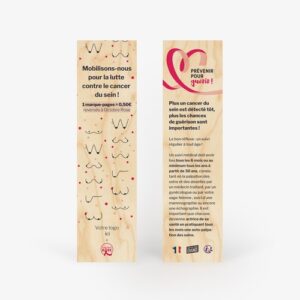 Marque-pages édition Octobre Rose