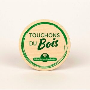 Sticker en bois Woodstick disque