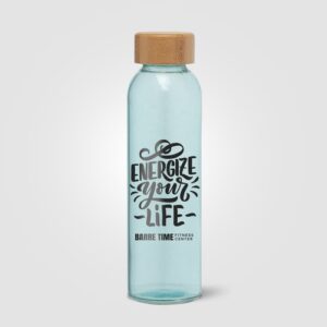 Alpine - 500 ml Bouteille en verre avec couvercle en bambou