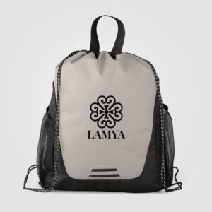 Sac Jotun  à cordon avec poches en polyester recyclé - 10 L