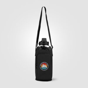 Sac Malmö pour bouteille en PU recyclé à fermeture éclair - 1.8 L