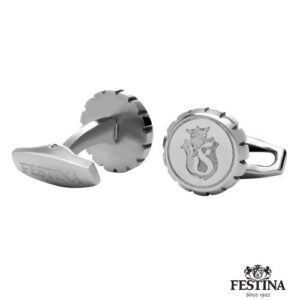Boutons de manchette Button Shinny Chrome