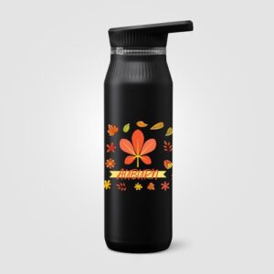 Majesty Stainless Steel Dual-Lid Handle Bottle - 750 ml