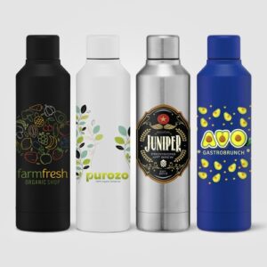 Olympus - 500 ml - Bouteille en acier inoxydable à double paroi doublée de cuivre avec couvercle à torsion