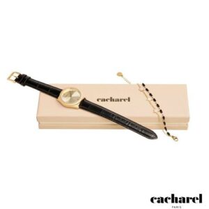 Parure Cacharel Black (montre & bracelet)