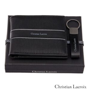 Parure Caprio Black (porte-clefs & portefeuille)
