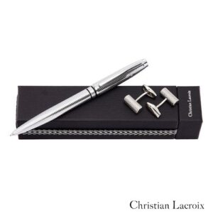 Parure Christian Lacroix (stylo bille & boutons de manchette)