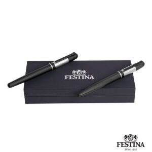 Parure Classicals Black Edition Silver (stylo bille & stylo roller)