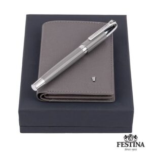 Parure Festina (stylo plume & porte-cartes)