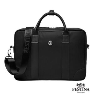 Porte-documents Button Black