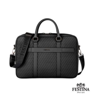 Porte-documents Interlace Black