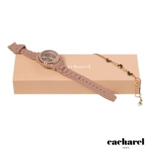 Set Bracelet Albane Gold + Montre Albane Nude
