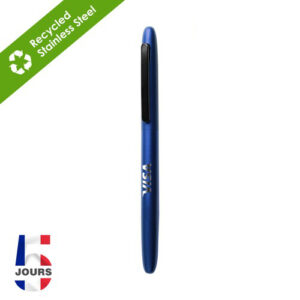 Stylo bille métal twist RETRO Navy stock FR